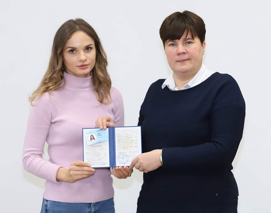 Президент ВАП Морозова Татьяна Романовна и Сайдак Алина Олеговна