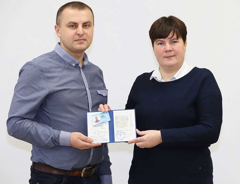 Президент ВАП Морозова Татьяна Романовна и Воробей Виктор Сергеевич