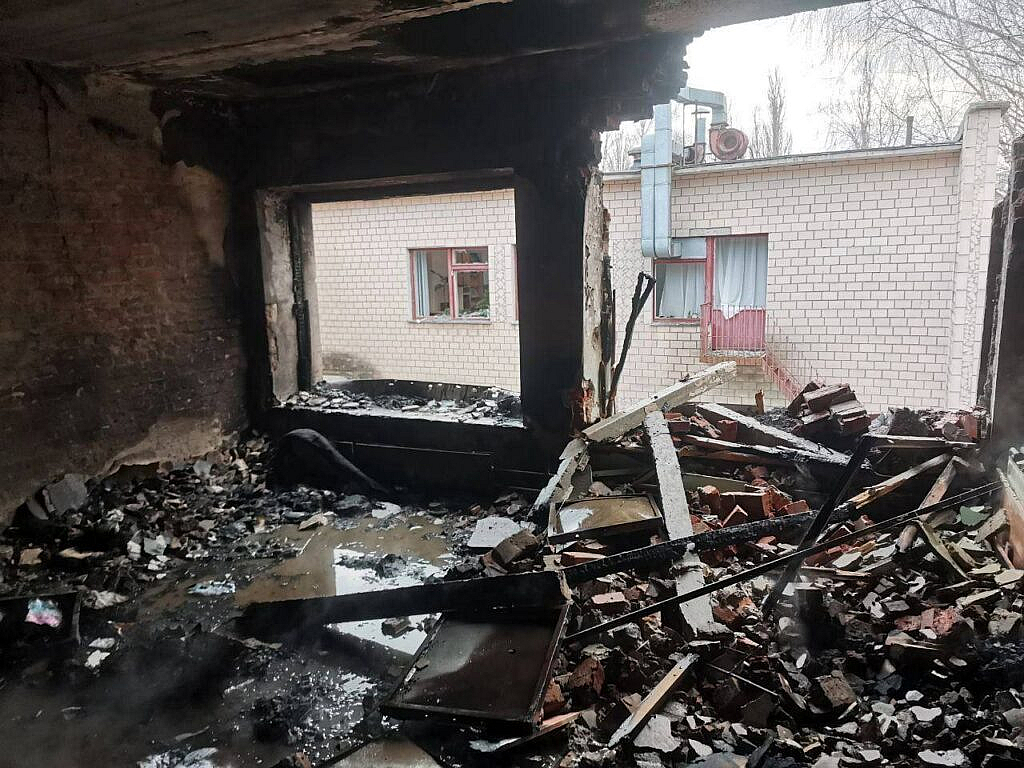 Бомбардирование детского садика в Чернигове