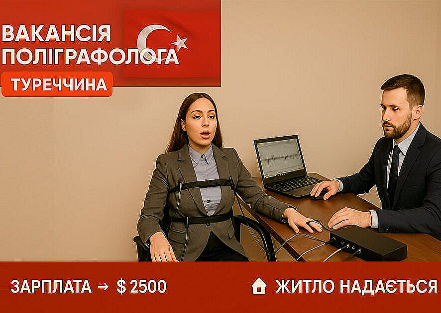 Вакансія поліграфолога у Туреччині